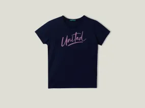 100% cotton t-shirt with logo