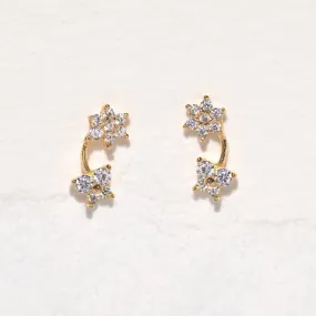 14k Fine Garden Party Stud Earrings