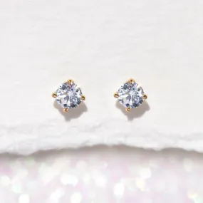 14k Fine Perfect Mini Stud Earrings