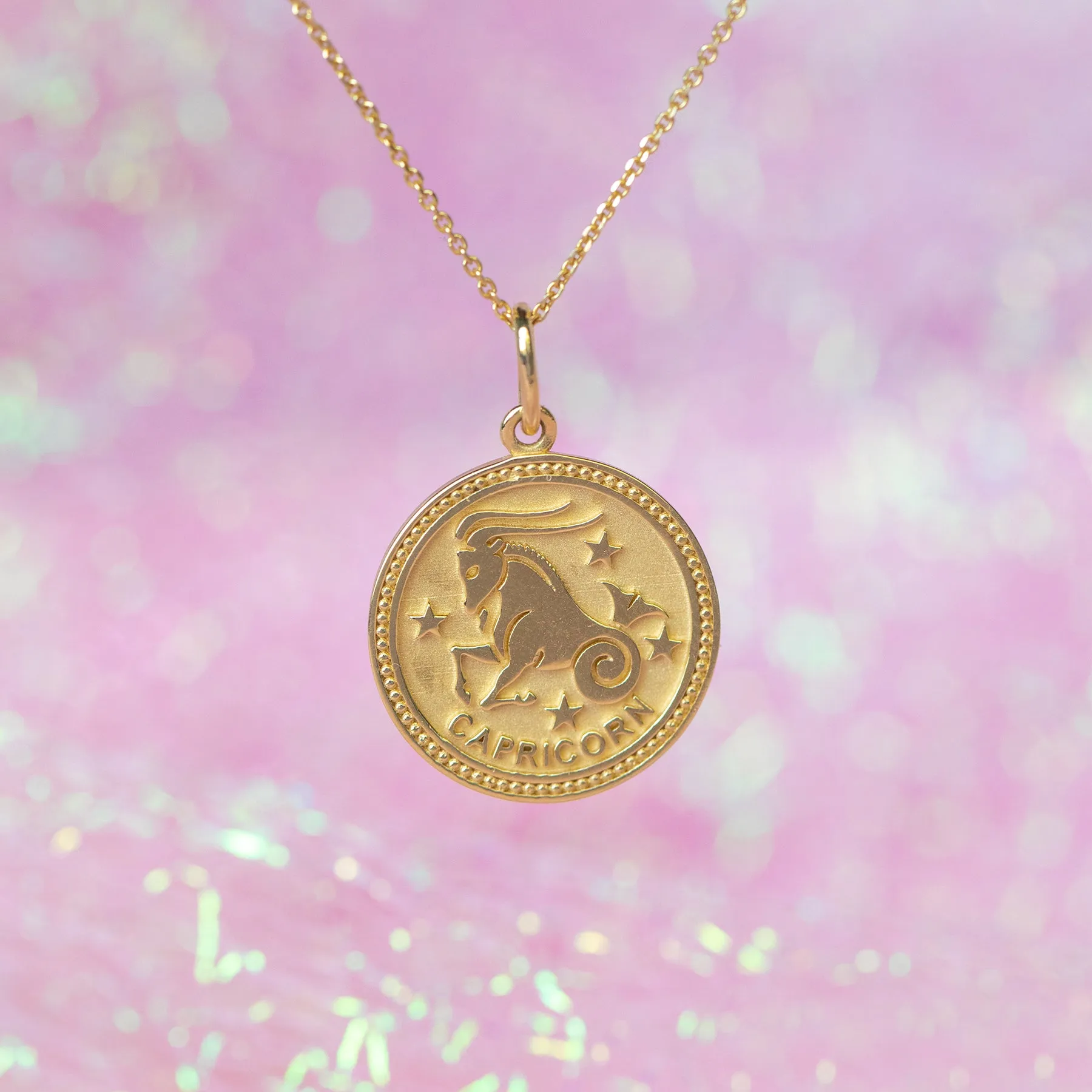 14k Fine Zodiac Necklace