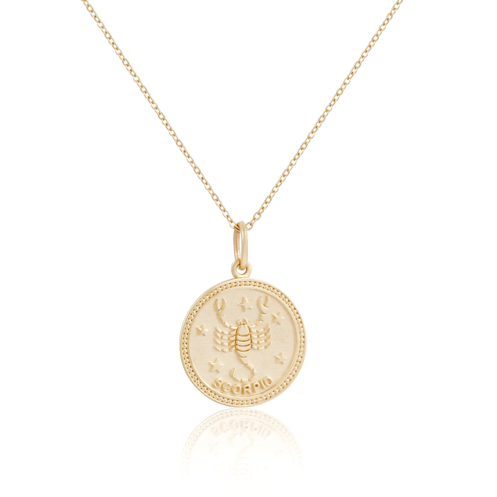 14k Fine Zodiac Necklace