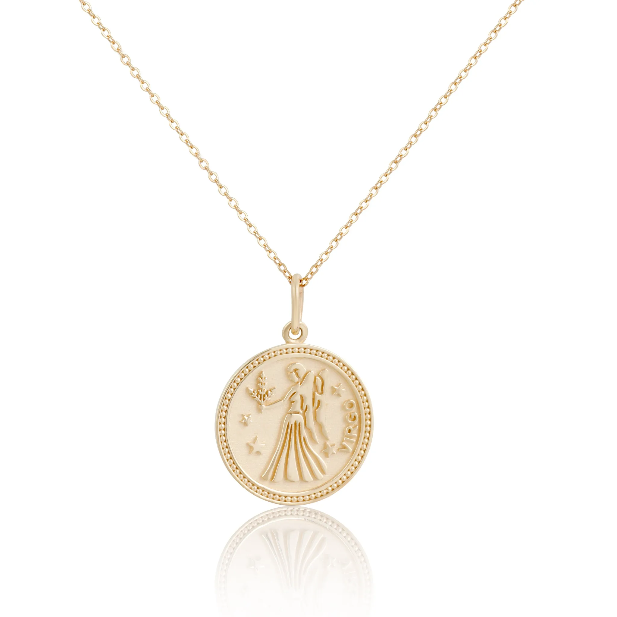 14k Fine Zodiac Necklace