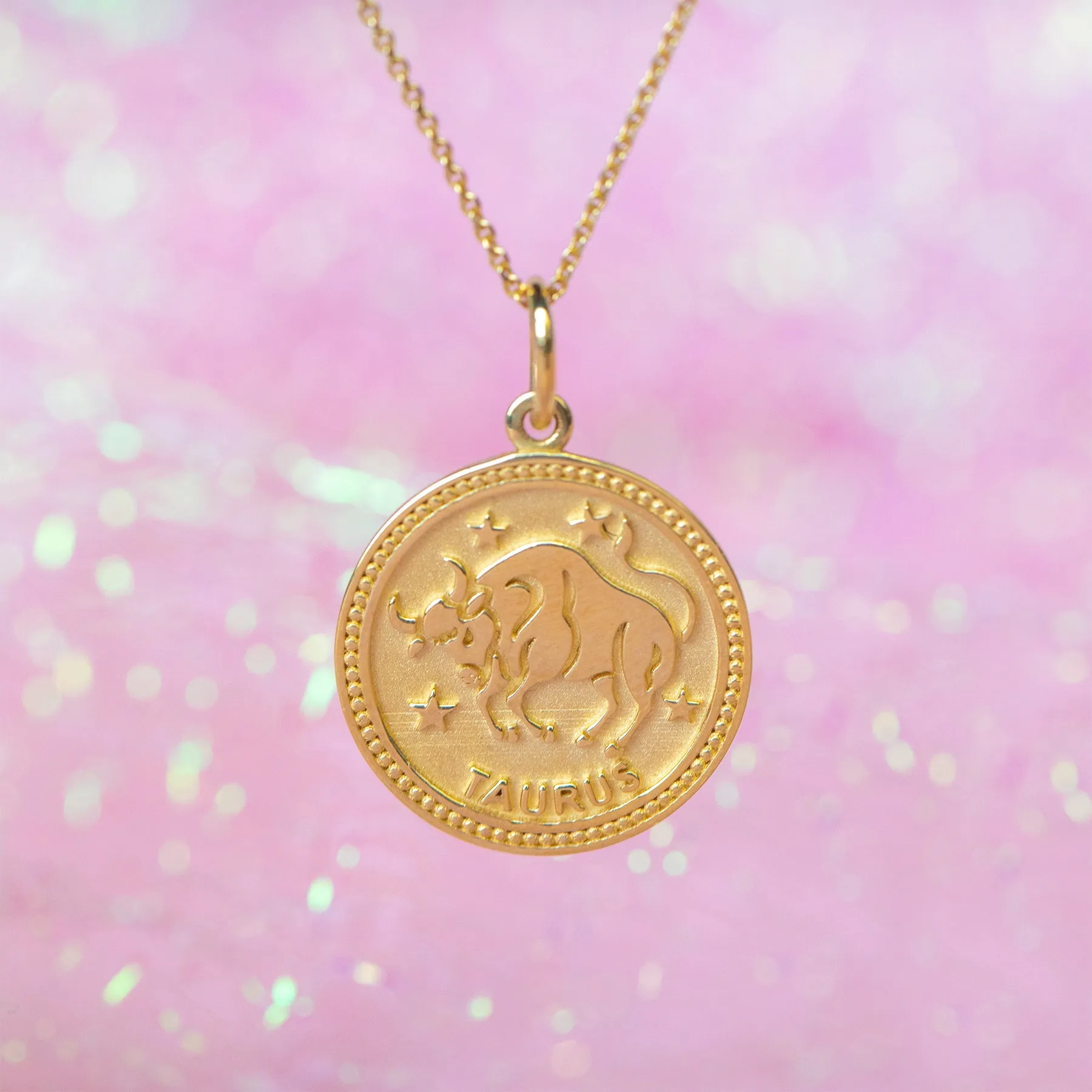 14k Fine Zodiac Necklace