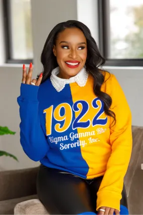 1922 Color Block Chenille Sweatshirt