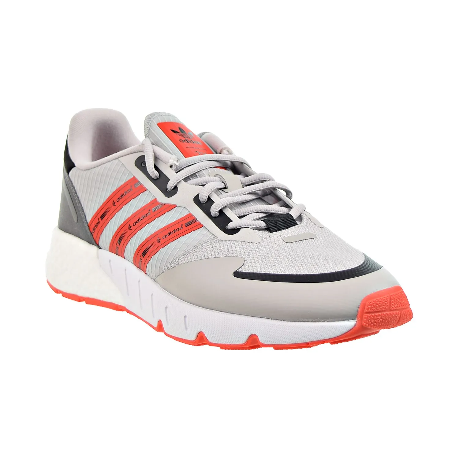 Adidas ZX 1K Boost Men's Shoes Grey Two-Semi Solar Red-Cloud White