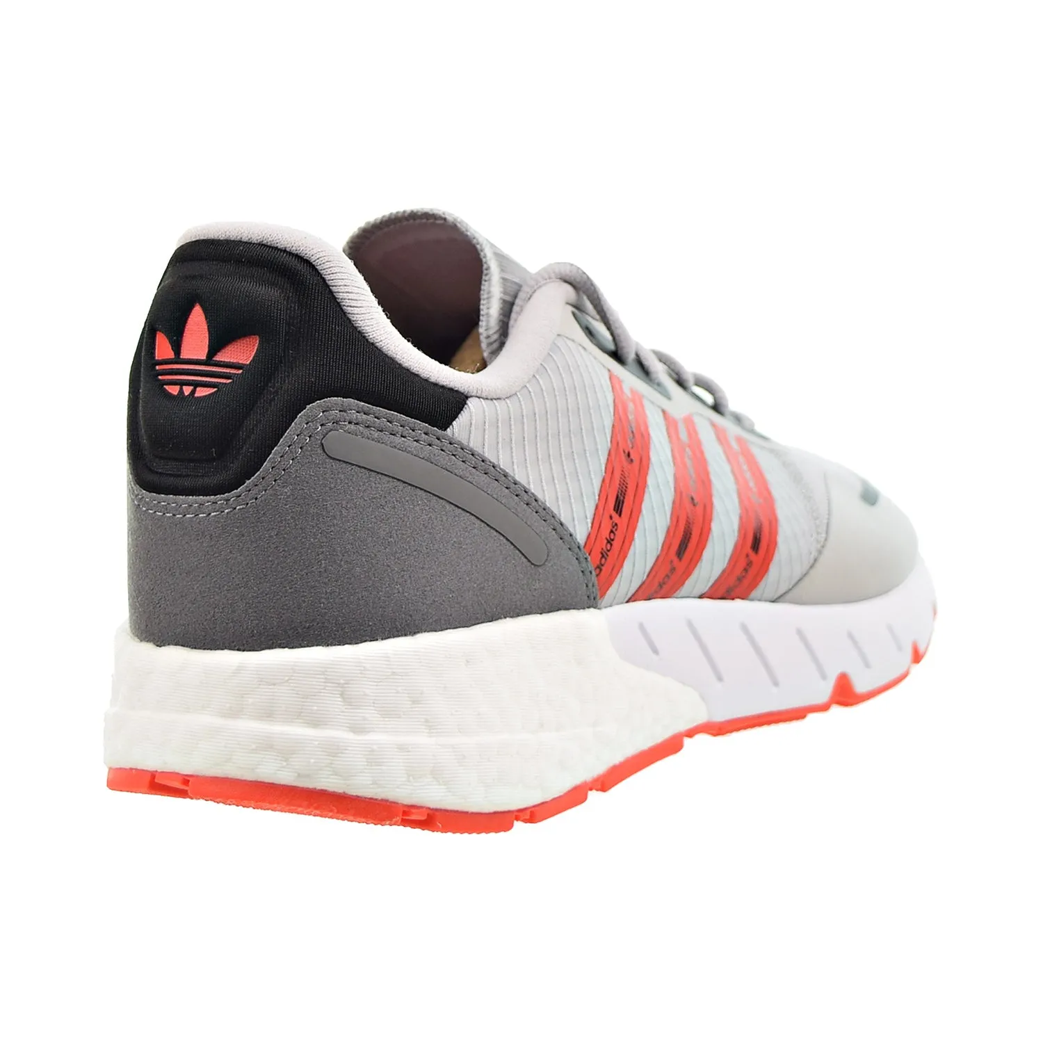 Adidas ZX 1K Boost Men's Shoes Grey Two-Semi Solar Red-Cloud White