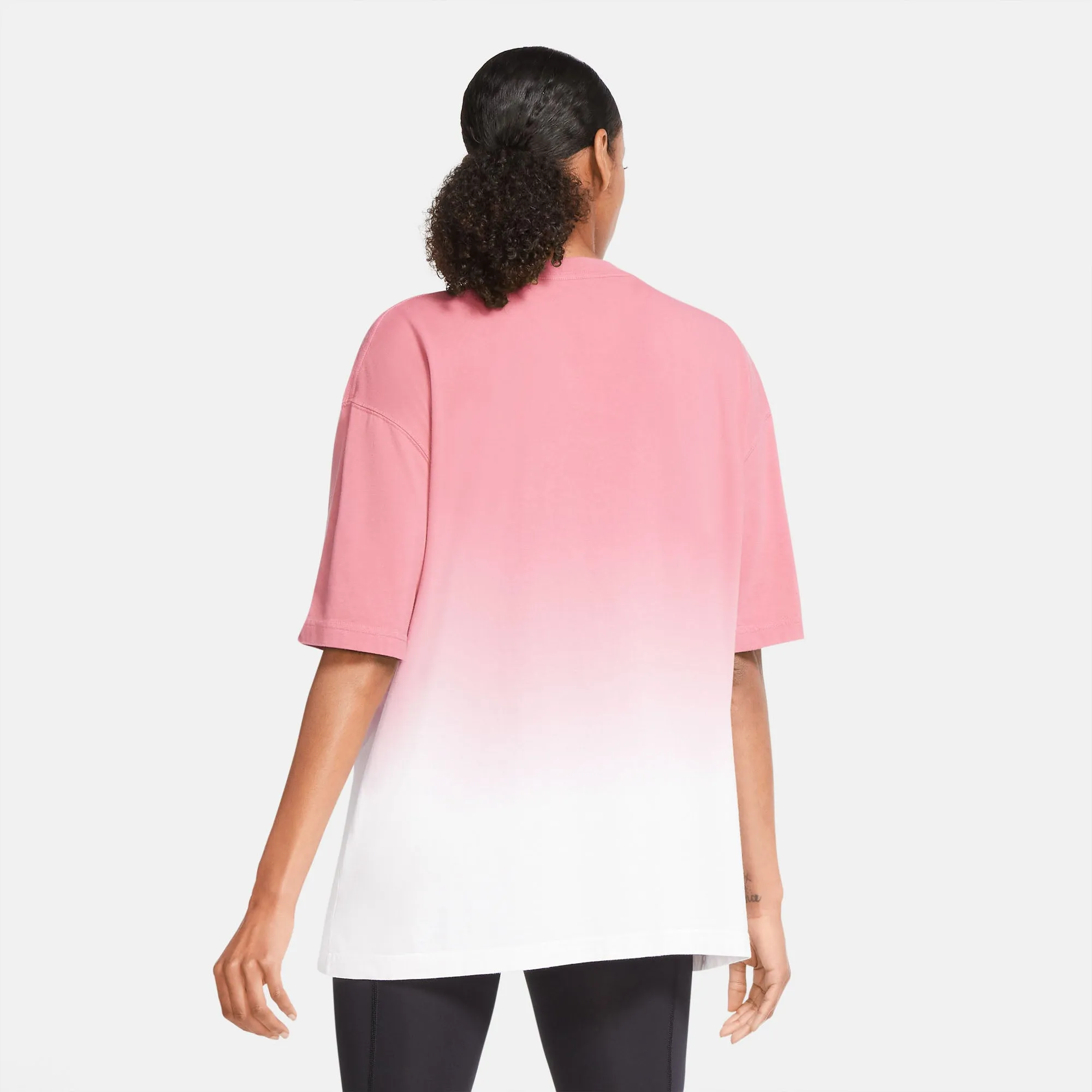 Air Jordan Womens Oversize Pink Short-Sleeve Tee