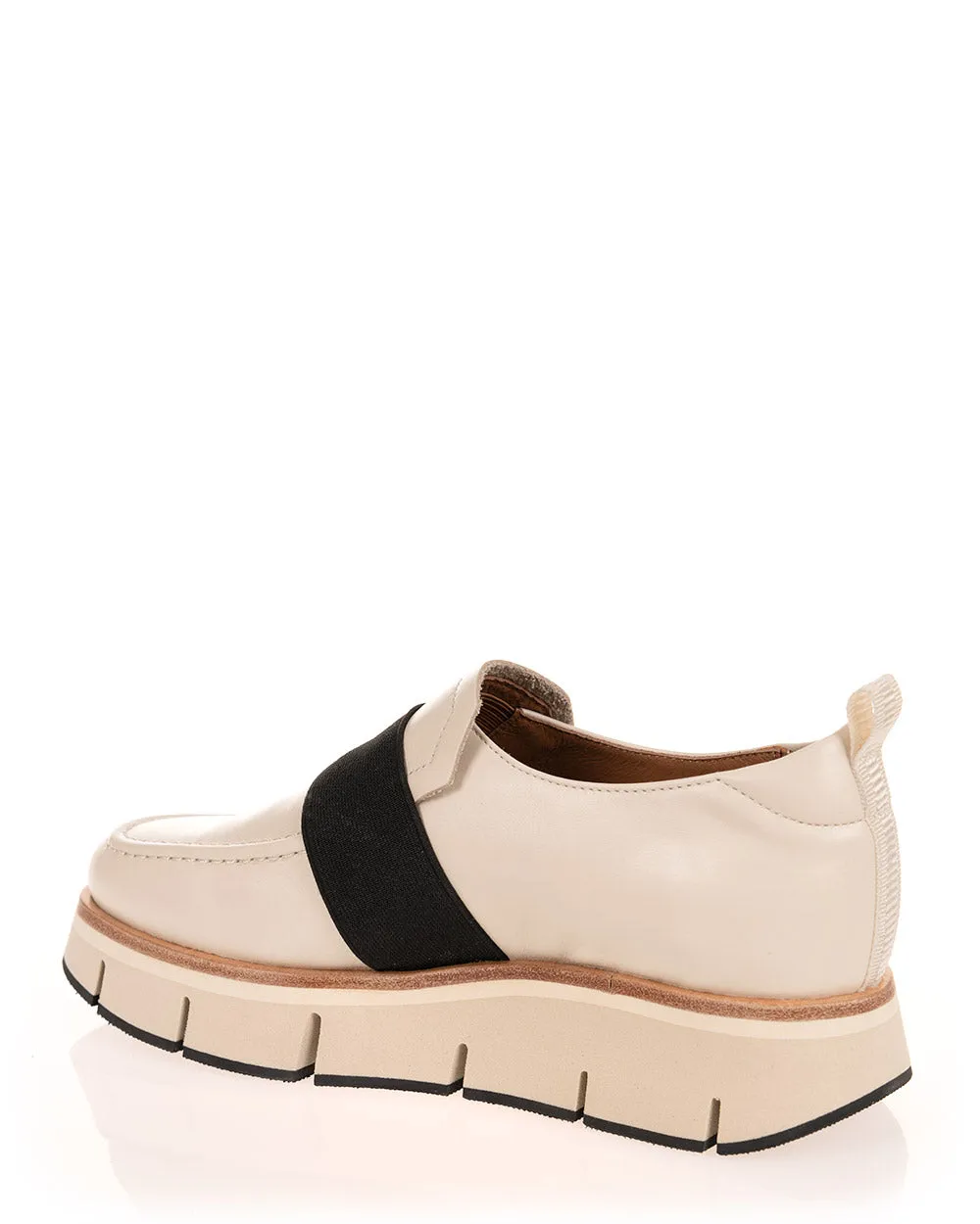 Alfie & Evie Batty Cream Leather Casual Shoe