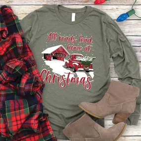 All Roads Christmas Bridge Long Sleeve