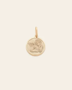 Angel Medallion - 10k Solid Gold