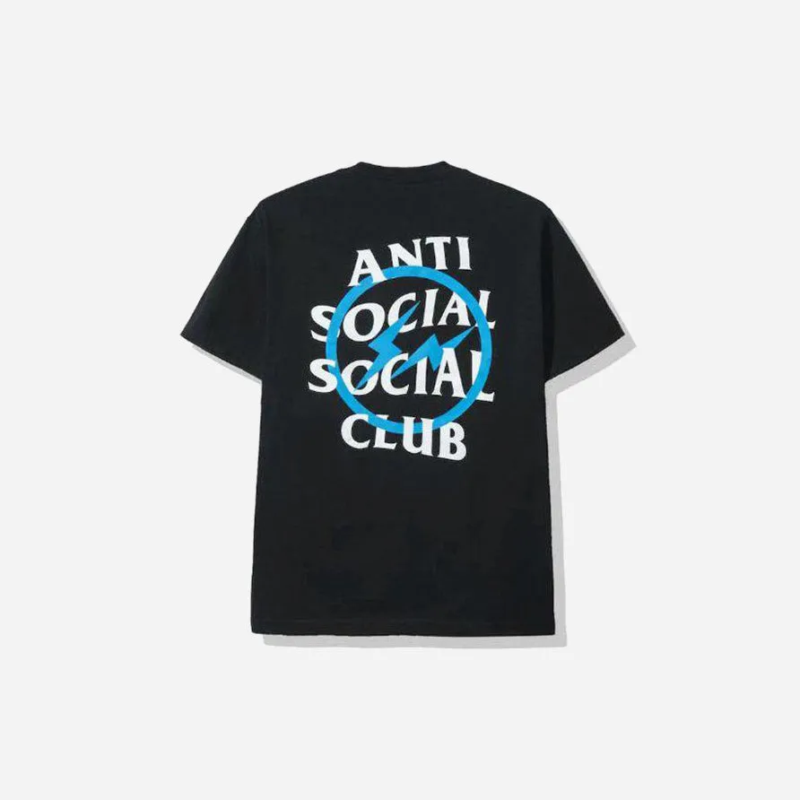 ANTI SOCIAL SOCIAL CLUB X FRAGMENT BLUE BOLT TEE (FW19) BLACK