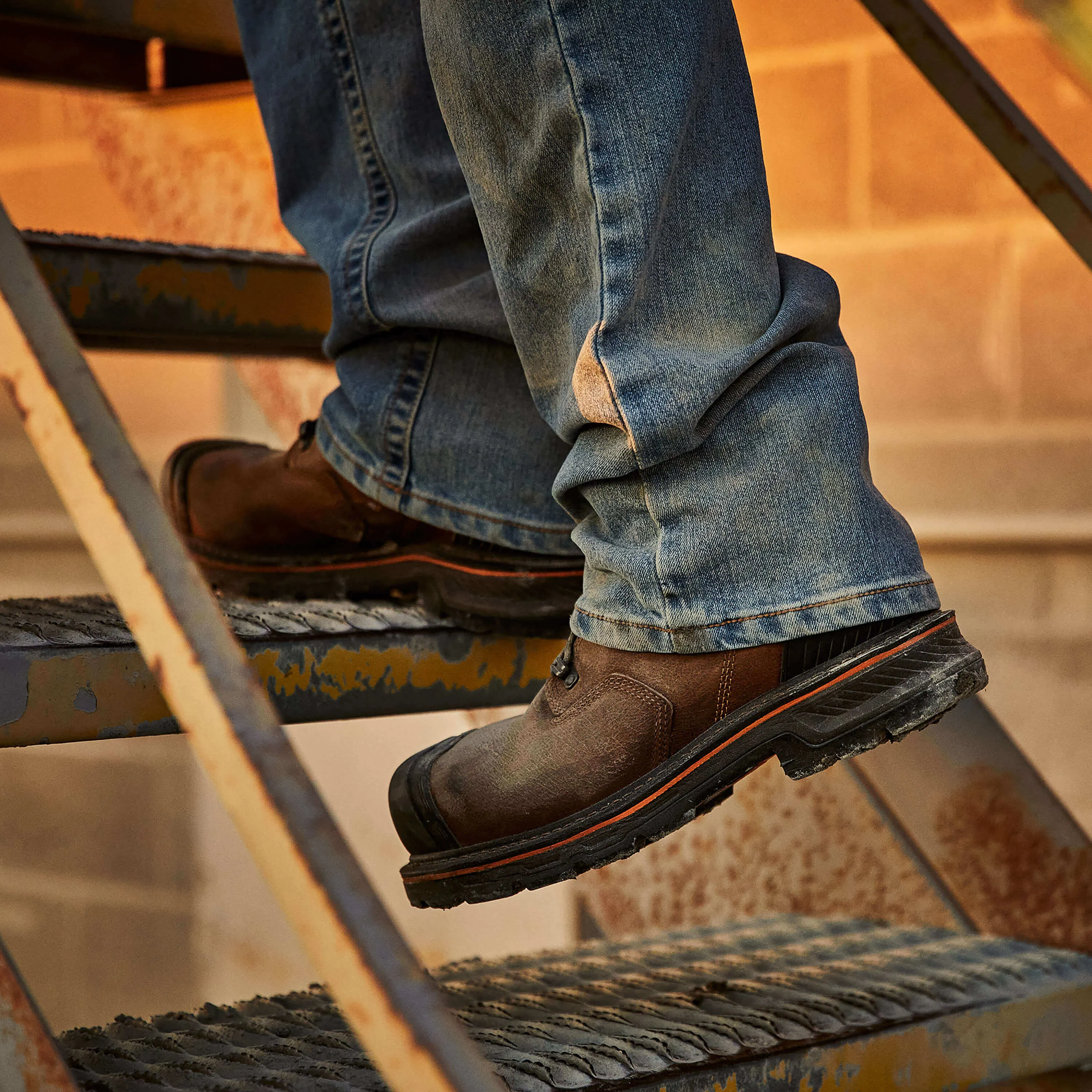 Ariat Men's Stump Jumper 6 Comp Toe WP Work Boot - Dark Hickory - 10038299