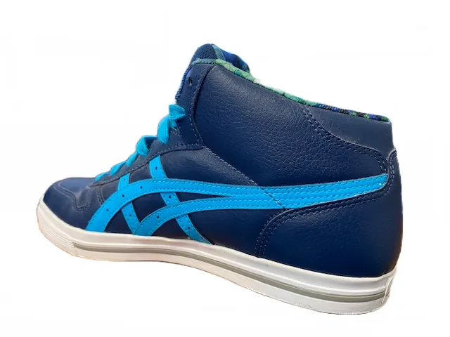 Asics Aaron C5B5Y 5038 navy-blue high-top sneakers for boys