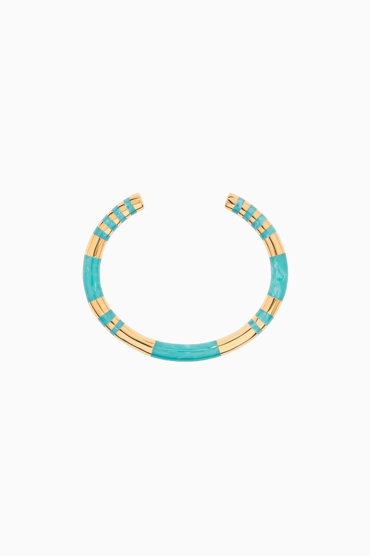 Aurelie Bidermann Positano Bangle - Tie Dye Spearmint Amazonite