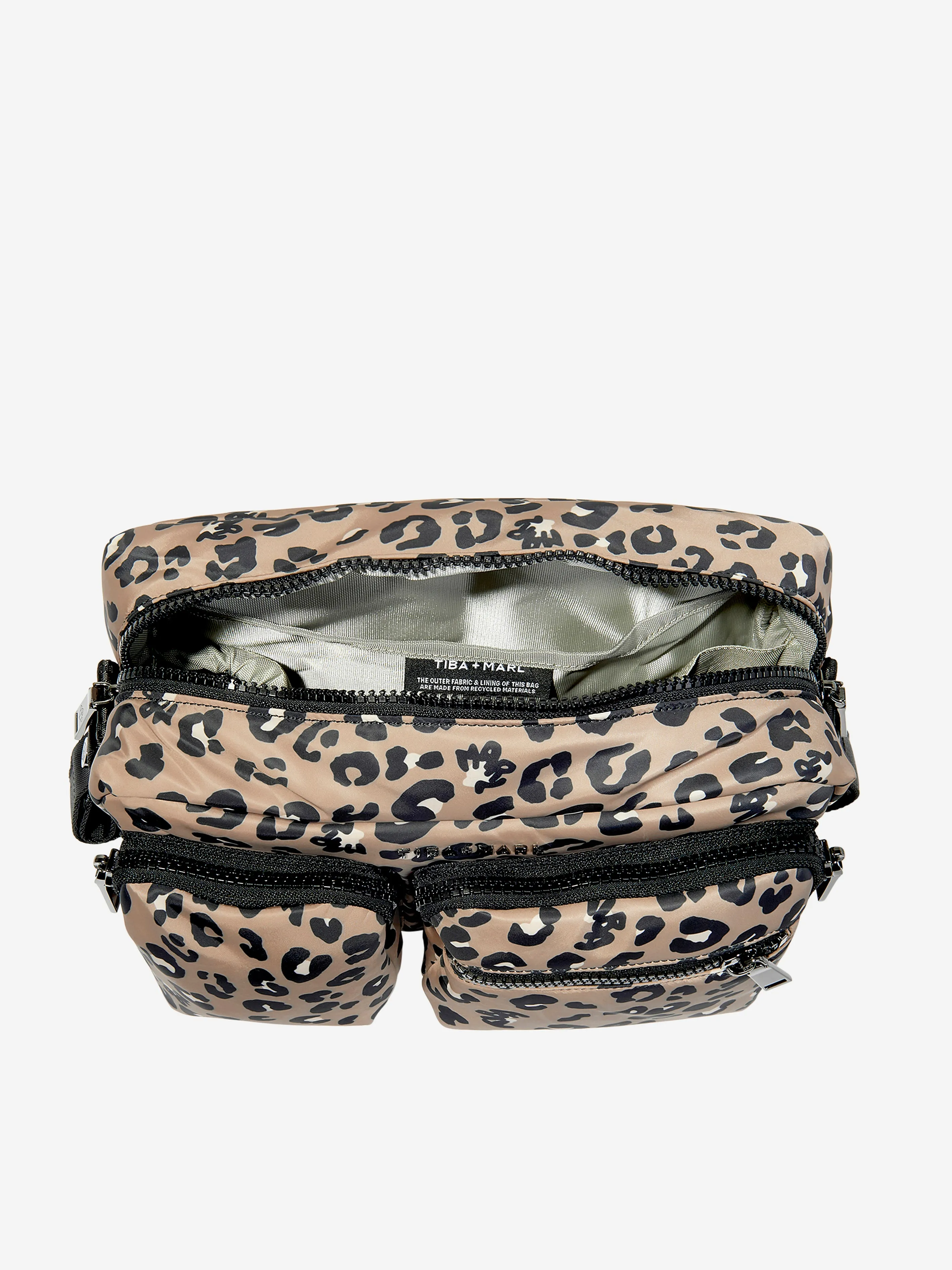 Baby Axel Buggy Organiser / Leopard Changing Bag in Brown (32cm)