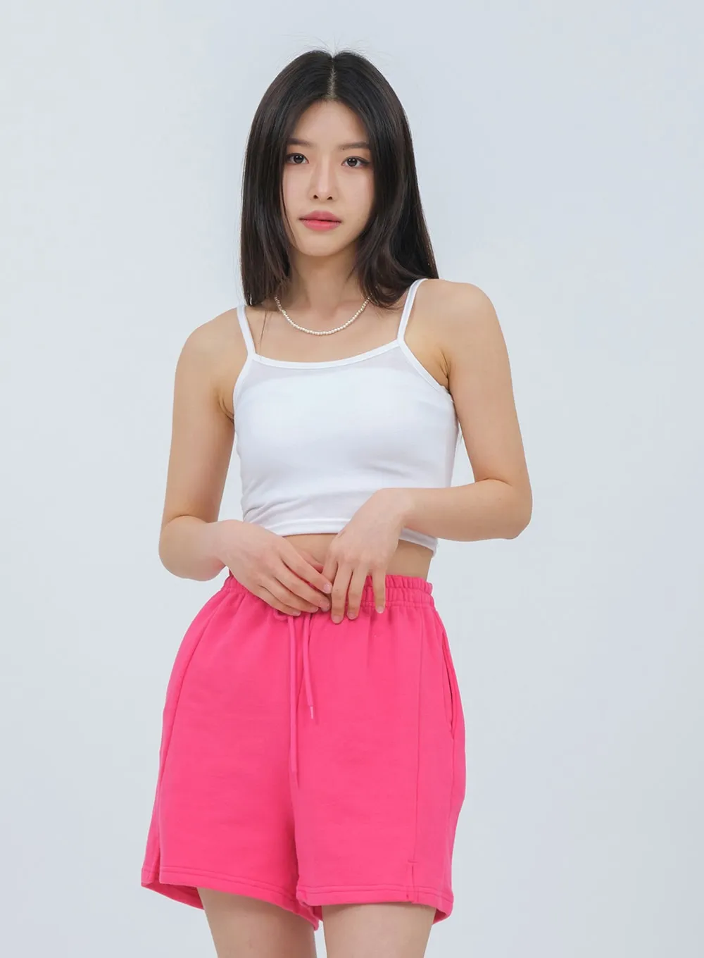 Basic Cropped Cami Top OA27