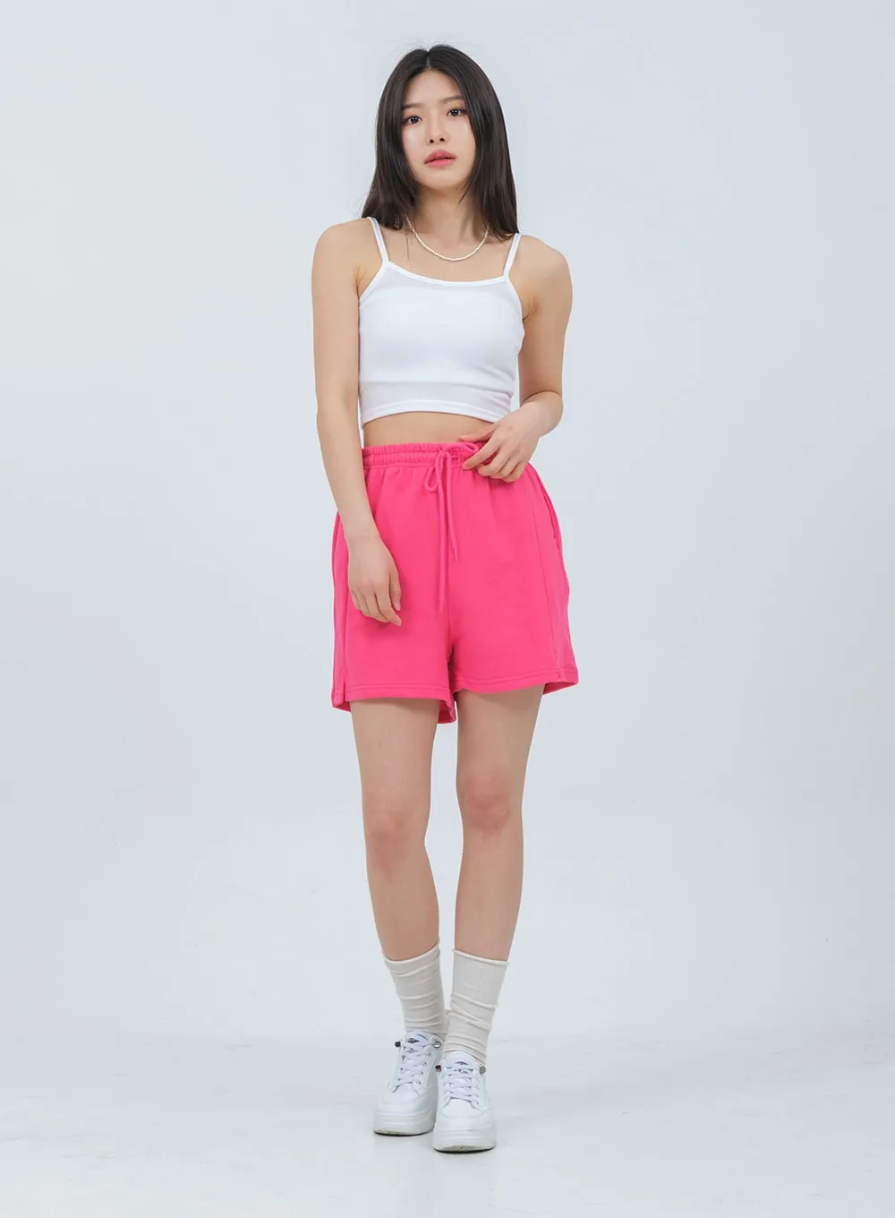 Basic Cropped Cami Top OA27