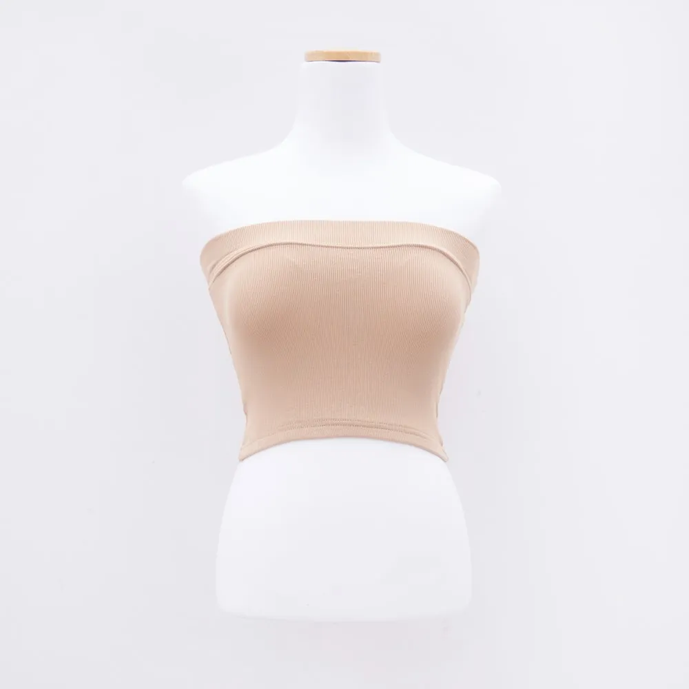 Basic Cropped Tube Top L1002