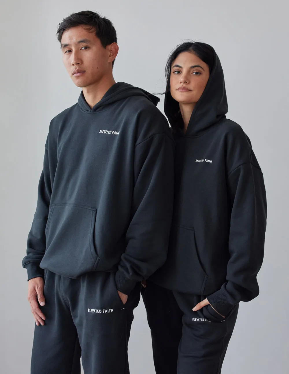 Basics Black Unisex Hoodie