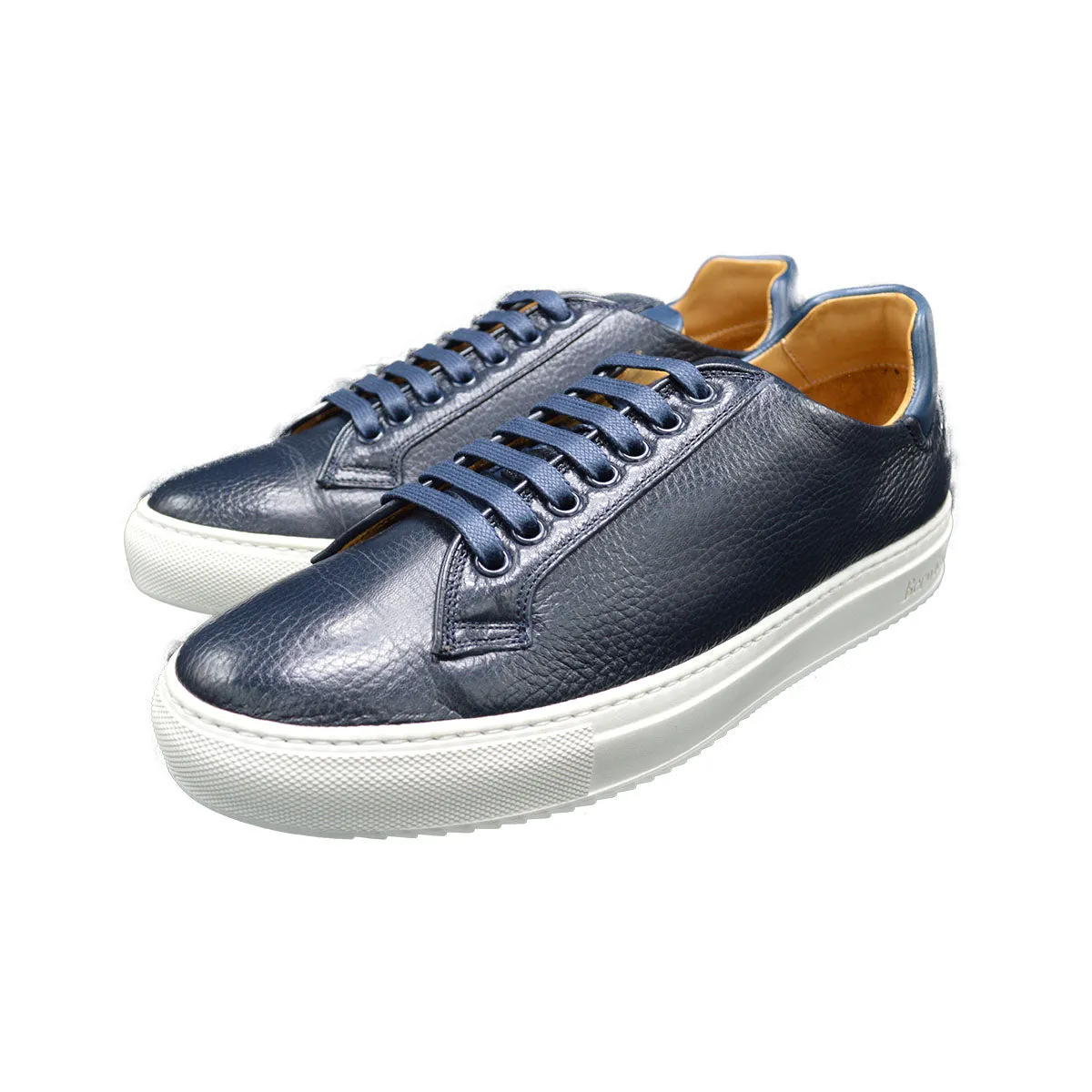 Berwick 1707 Trainer (D571) - Dark Blue Deerskin