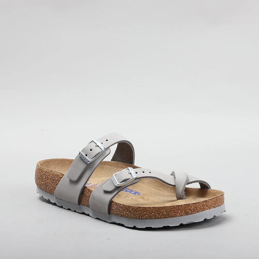 BIRKENSTOCK MAYARI 1023577 SFB DOVE GREY NUBUCK LEATHER