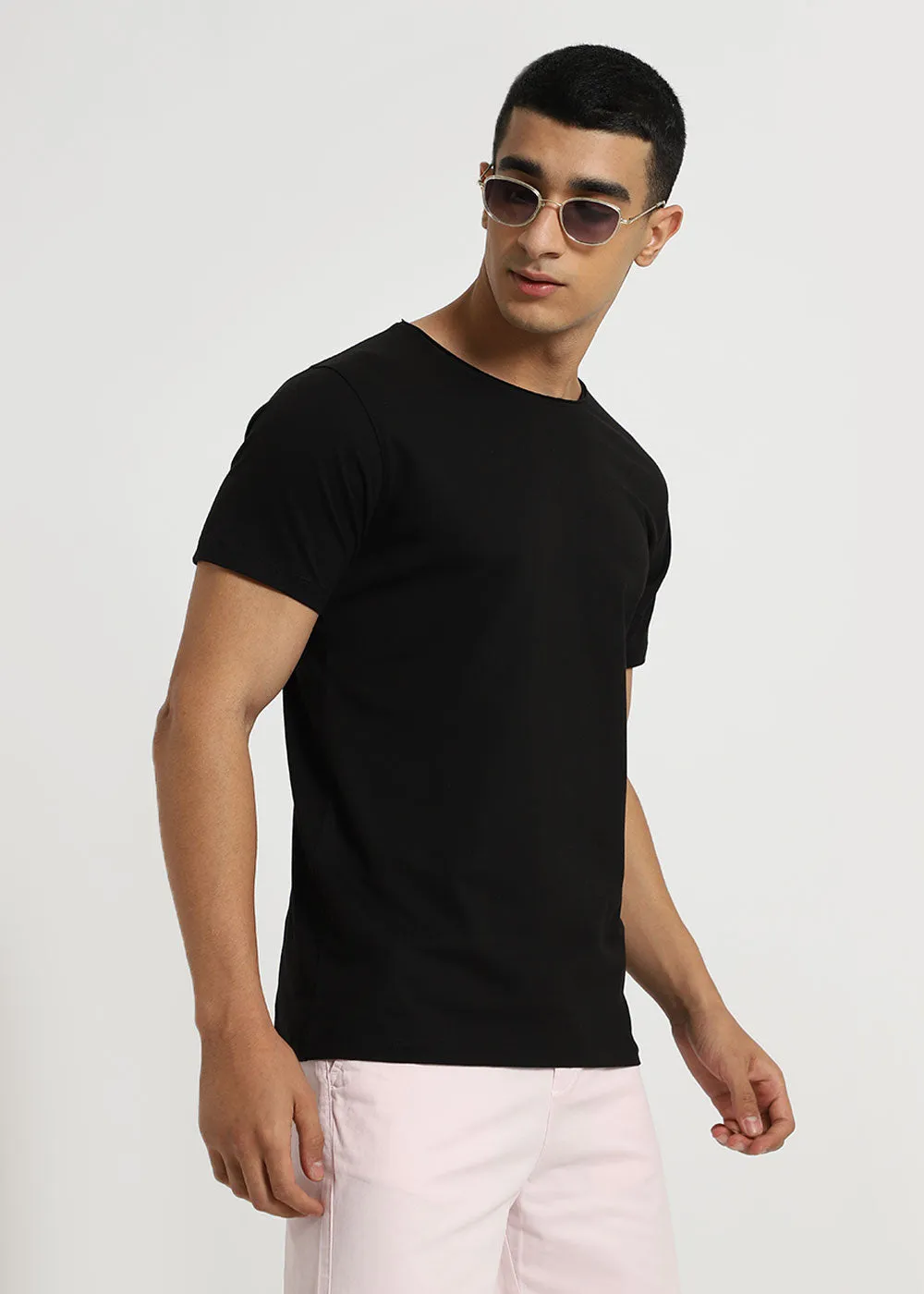 Black Crew neck T-shirt