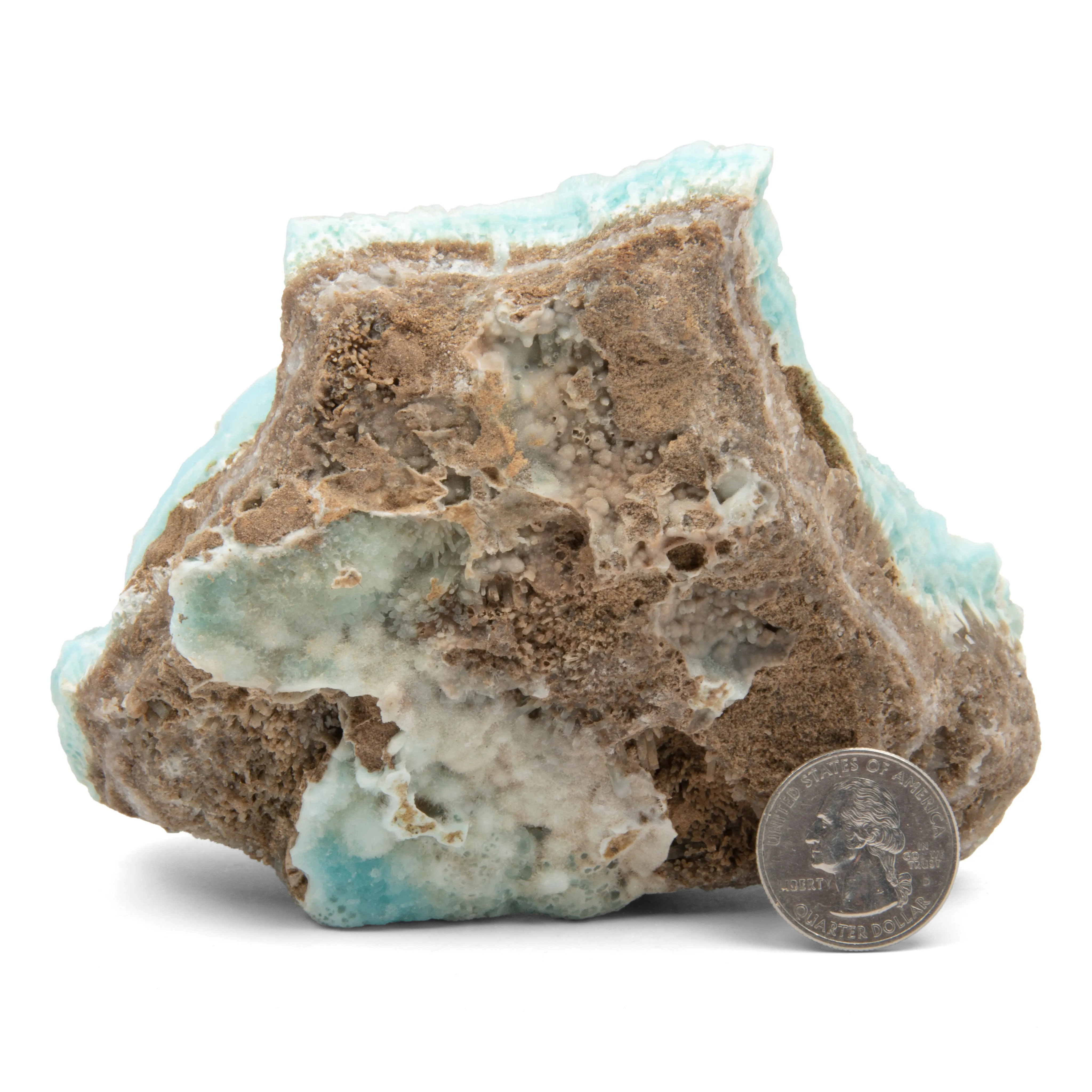 Blue Aragonite, Rough