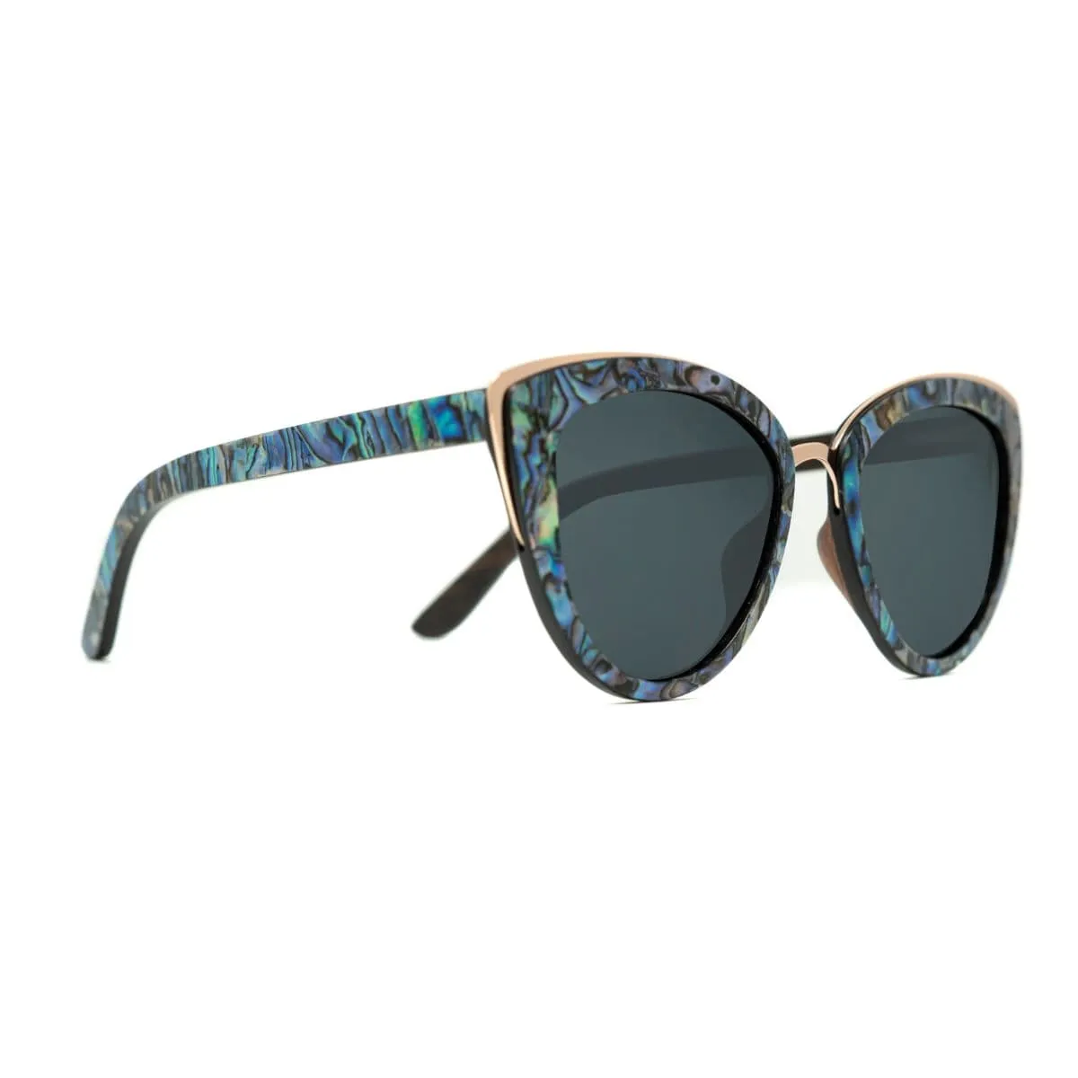 Bombshell Abalone & Wood Sunglasses