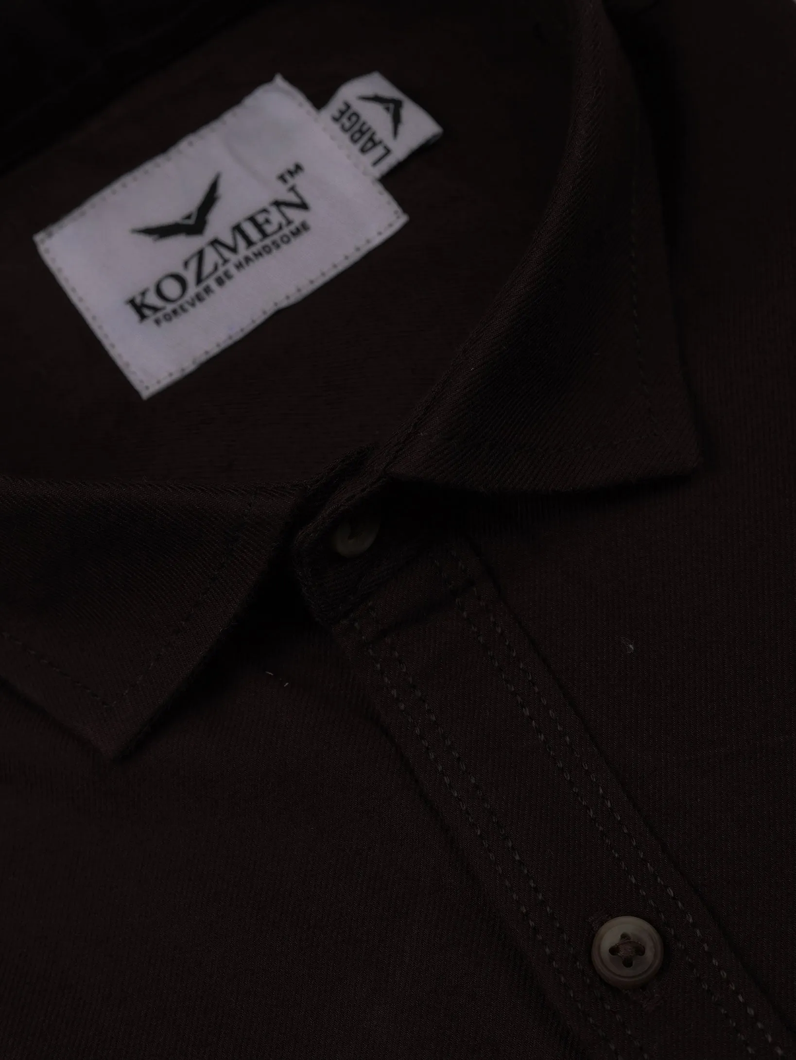 Brown Super Soft Double Pocket Premium Cotton Shirt