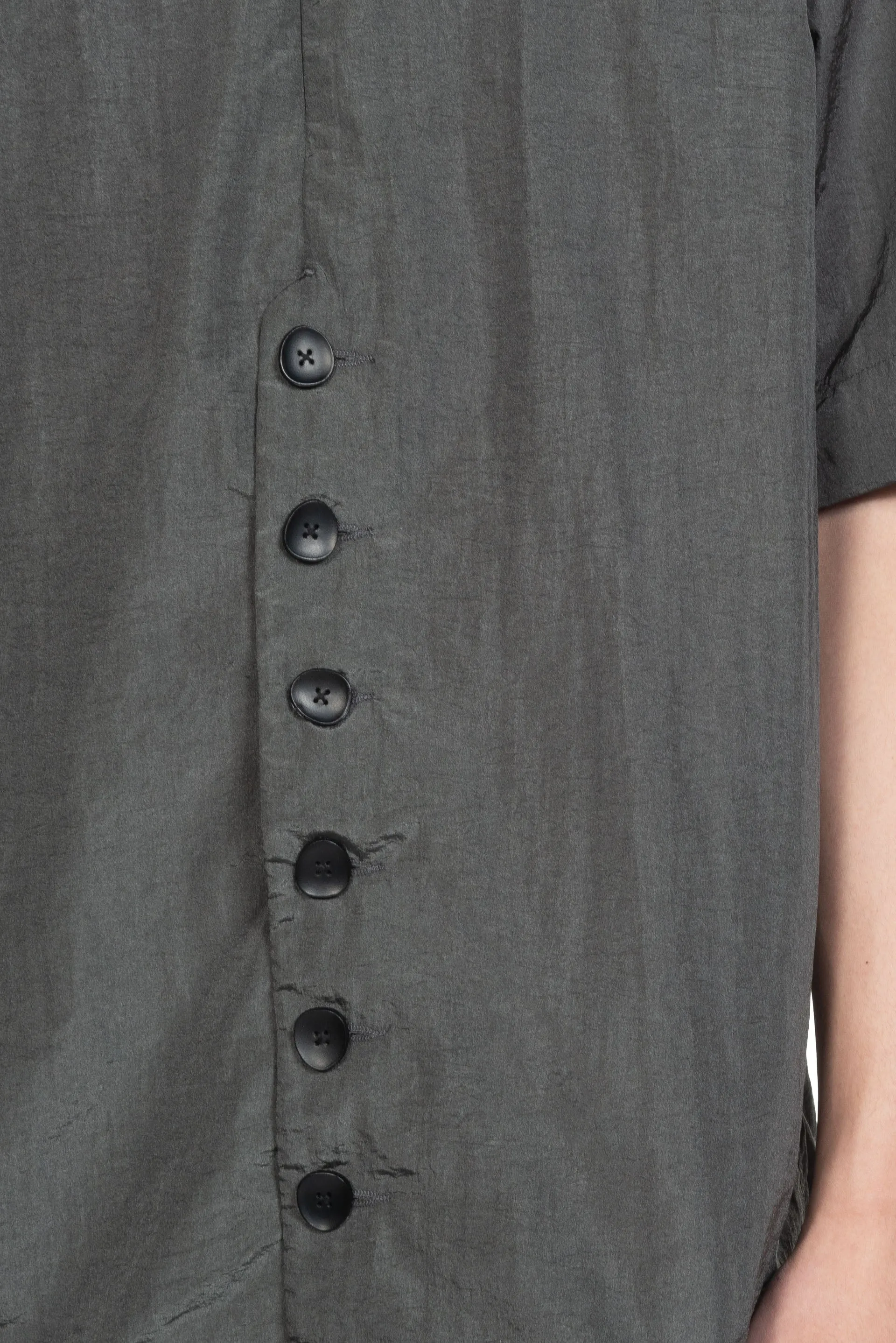 Button Zip Working Shirt Moon Mist