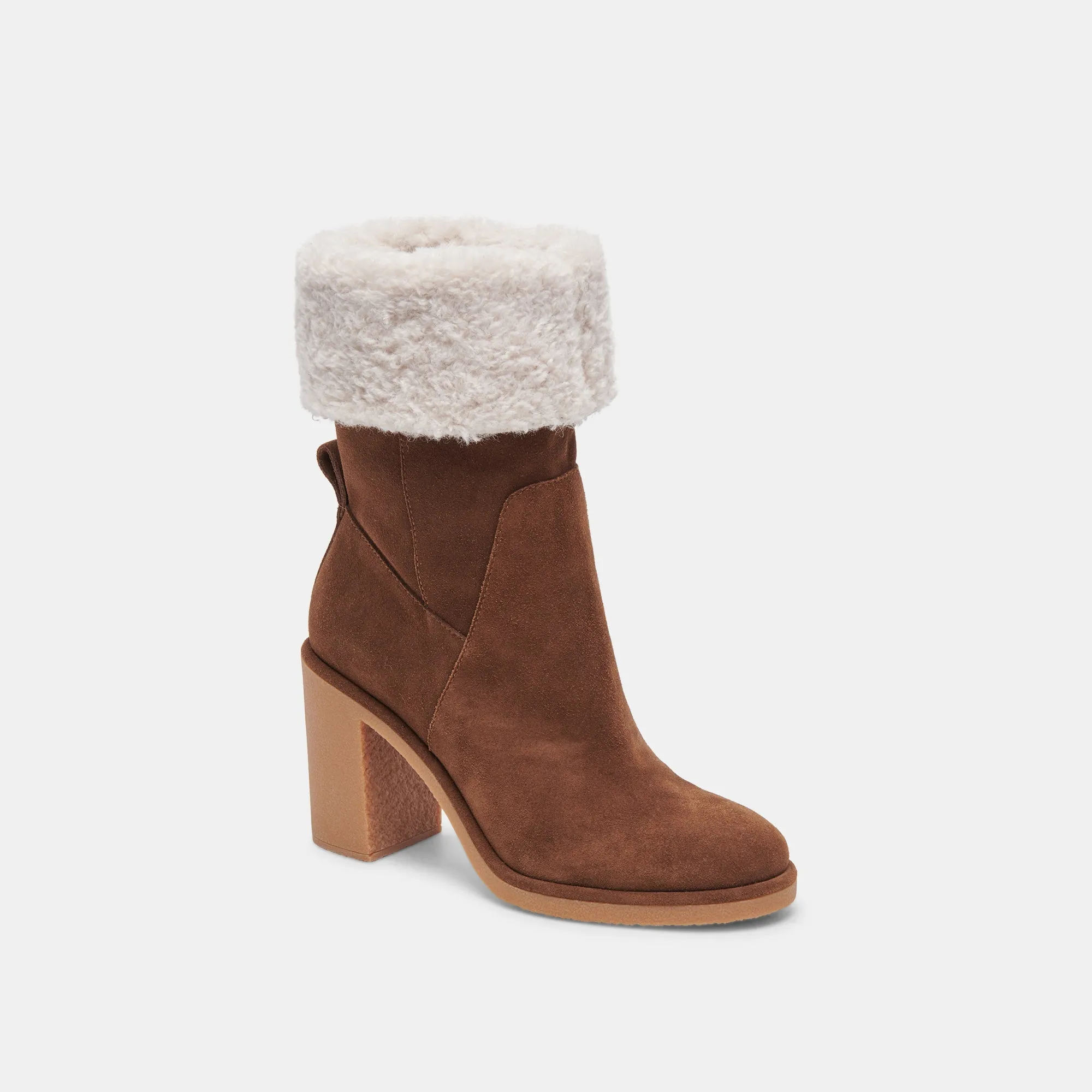 CADDIE PLUSH BOOTS COCOA SUEDE - re:vita