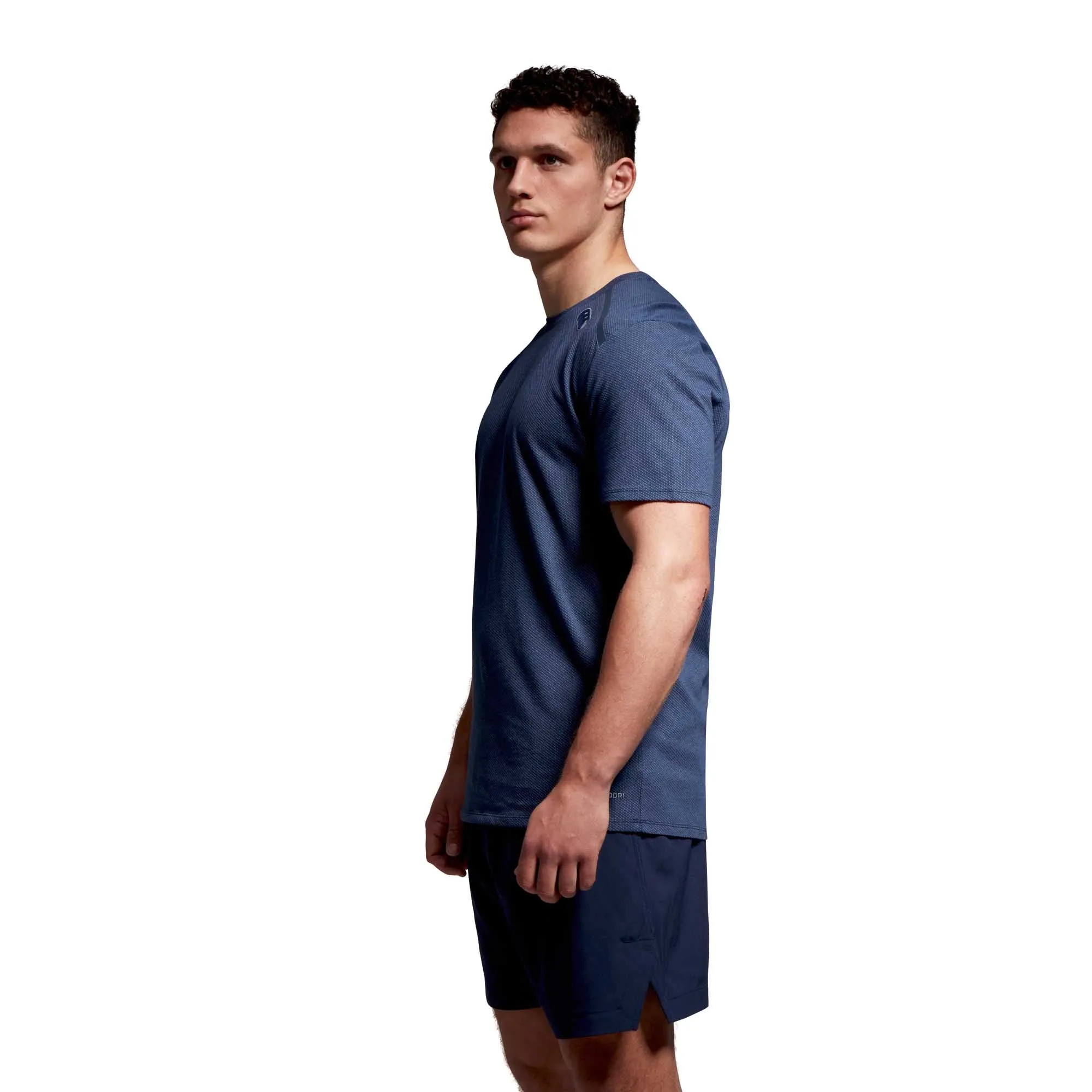 Canterbury Men's Poly Cotton Training T-Shirt  - Blue