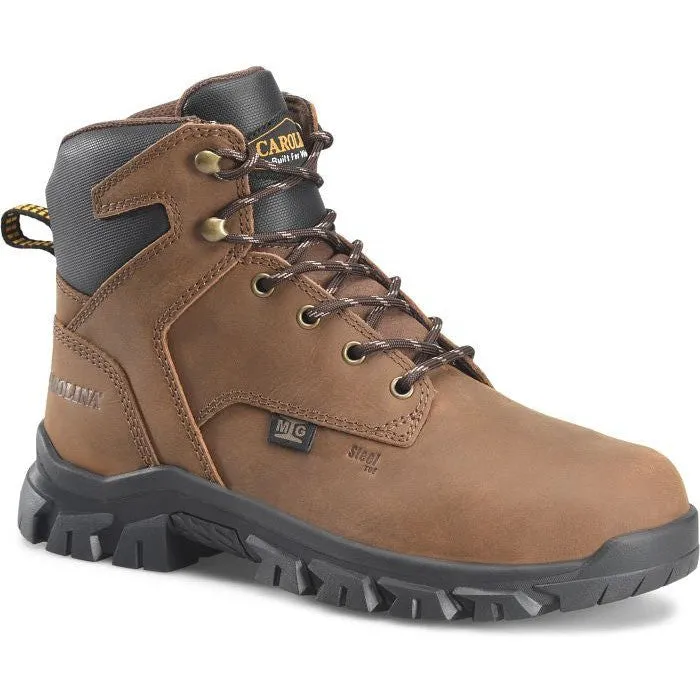 Carolina Men's Gruntz 6" ST Internal Metguard Work Boot -Brown- CA3594