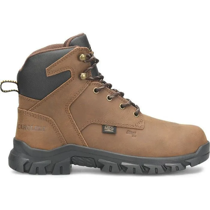 Carolina Men's Gruntz 6" ST Internal Metguard Work Boot -Brown- CA3594