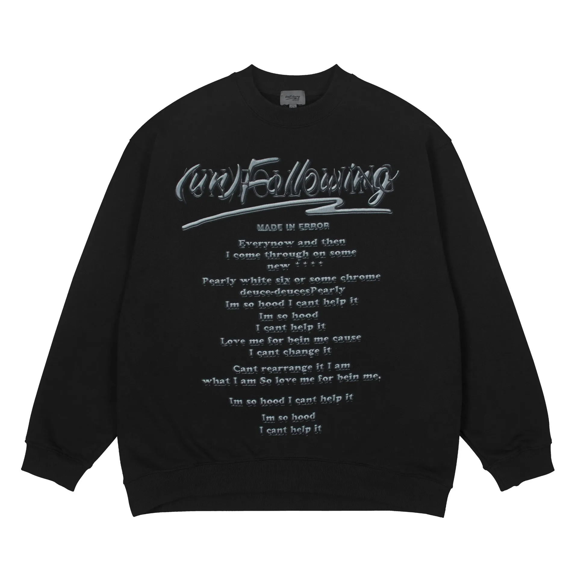 Casual direct spray printed Oversize Unisex Sweatshirt