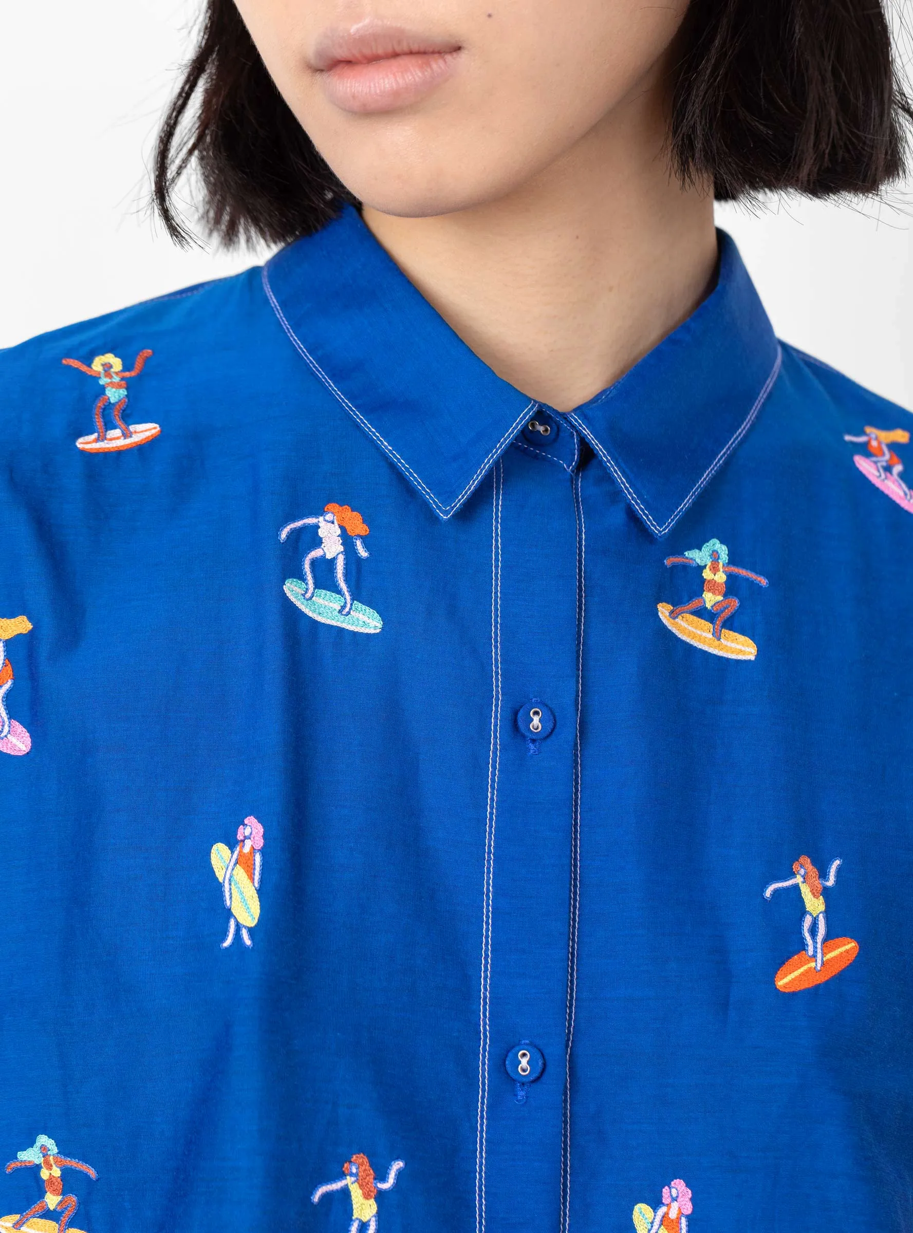 Chance Surfing Shirt Cobalt