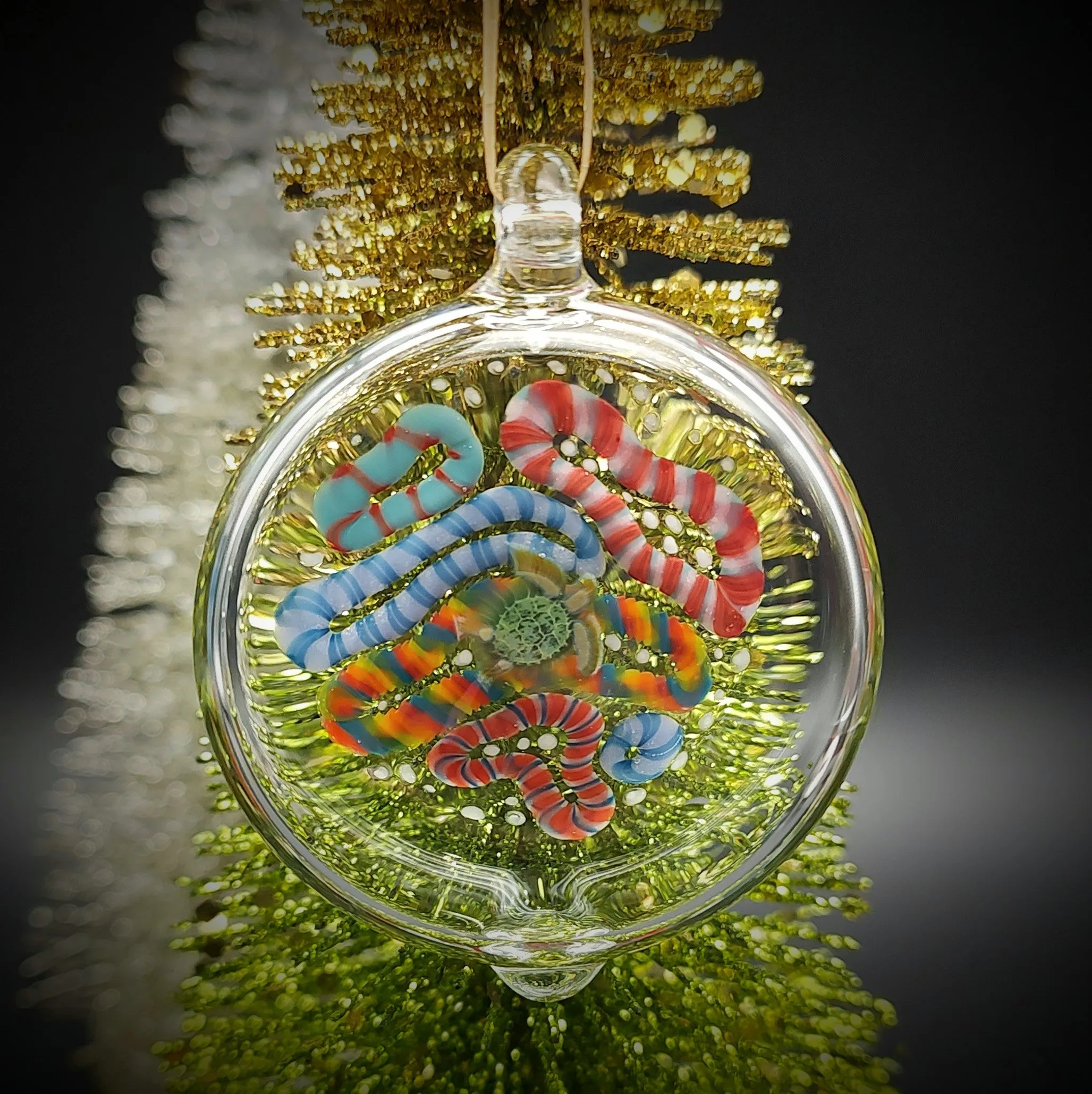 Christmas Seascape Ornament (Ready To Ship)