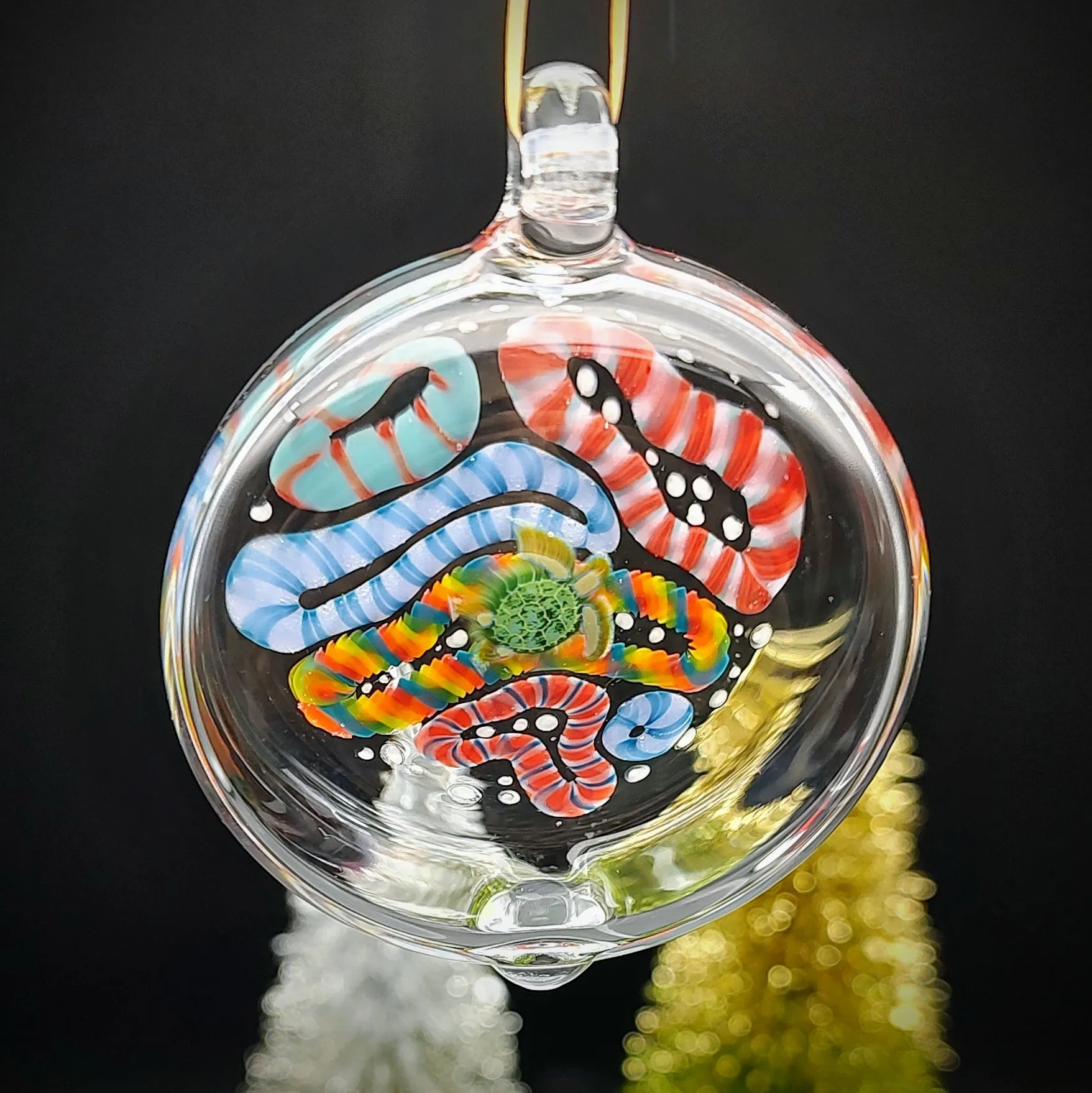 Christmas Seascape Ornament (Ready To Ship)