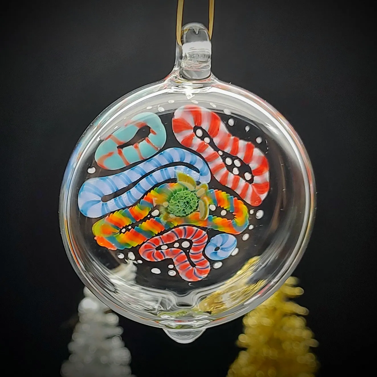 Christmas Seascape Ornament (Ready To Ship)