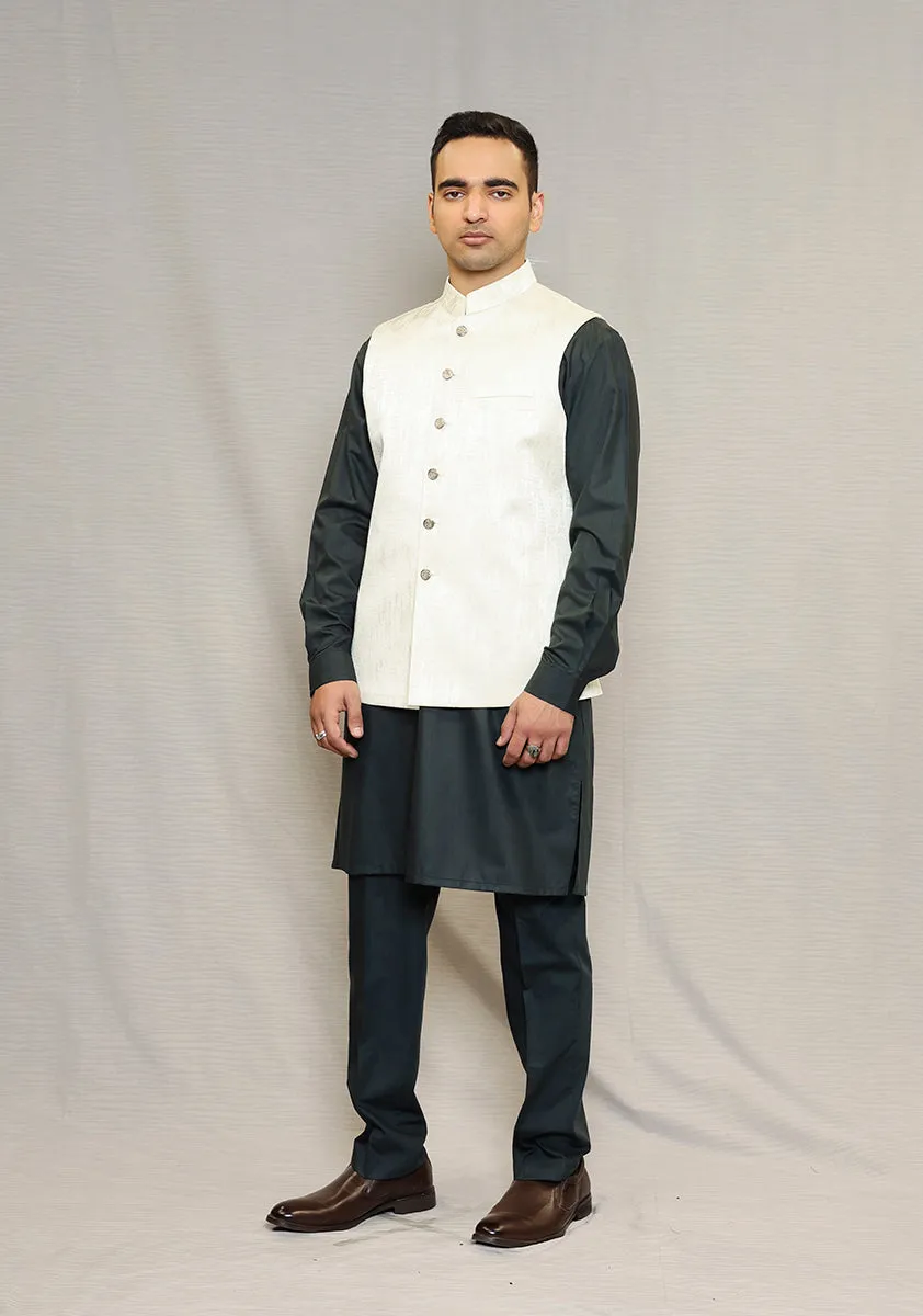 Classic Kambal Jamawar Rutabaga Traditional Waistcoat