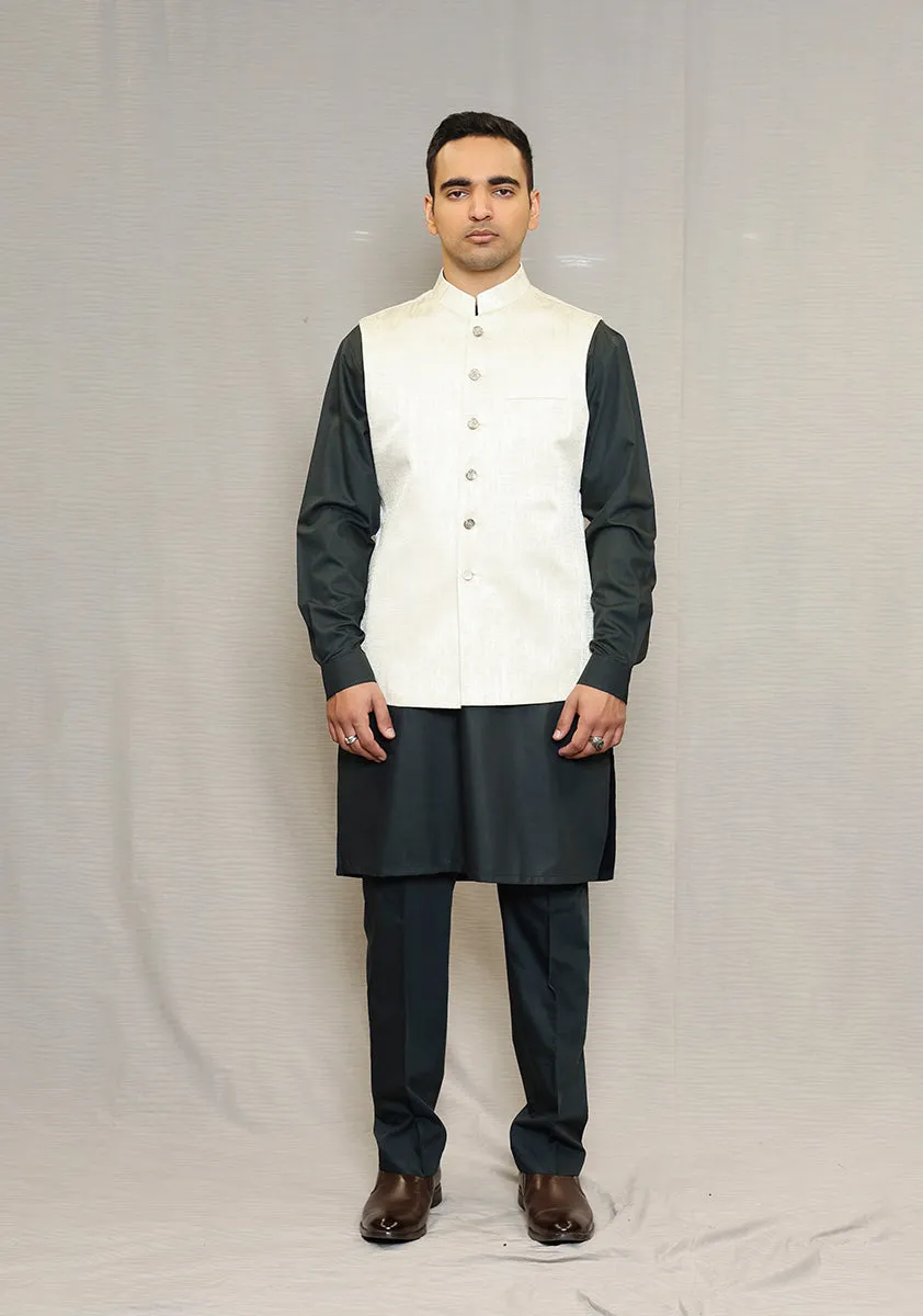 Classic Kambal Jamawar Rutabaga Traditional Waistcoat