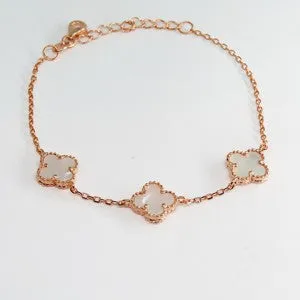 Clover Rose Gold Bracelet