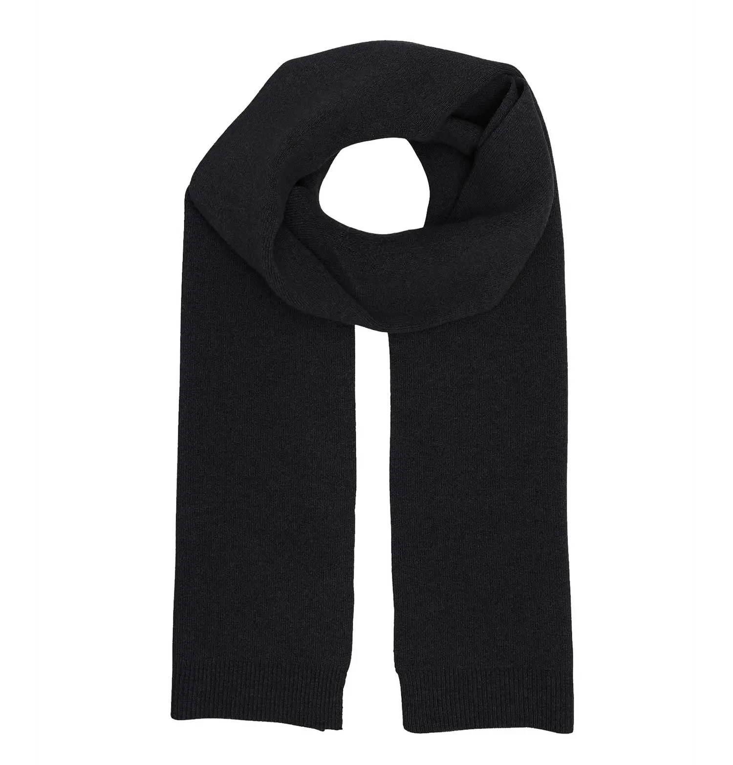 Colorful Standard Merino Wool Scarf – Black