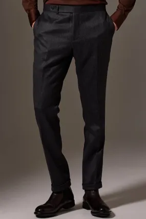 Como Trouser - Dark Grey Twill