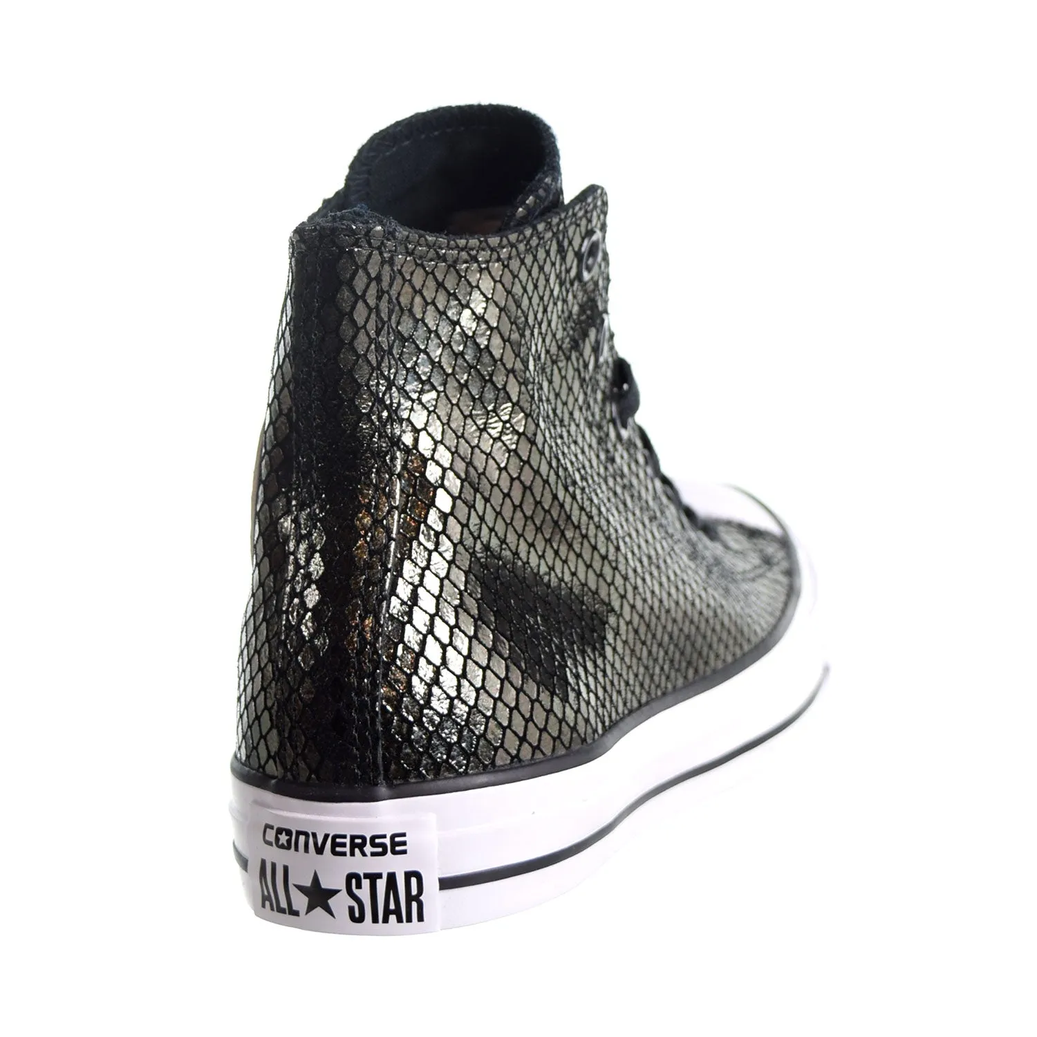 Converse Chuck Taylor All Star HI Women's Shoes  Mettalic Snake Black/White