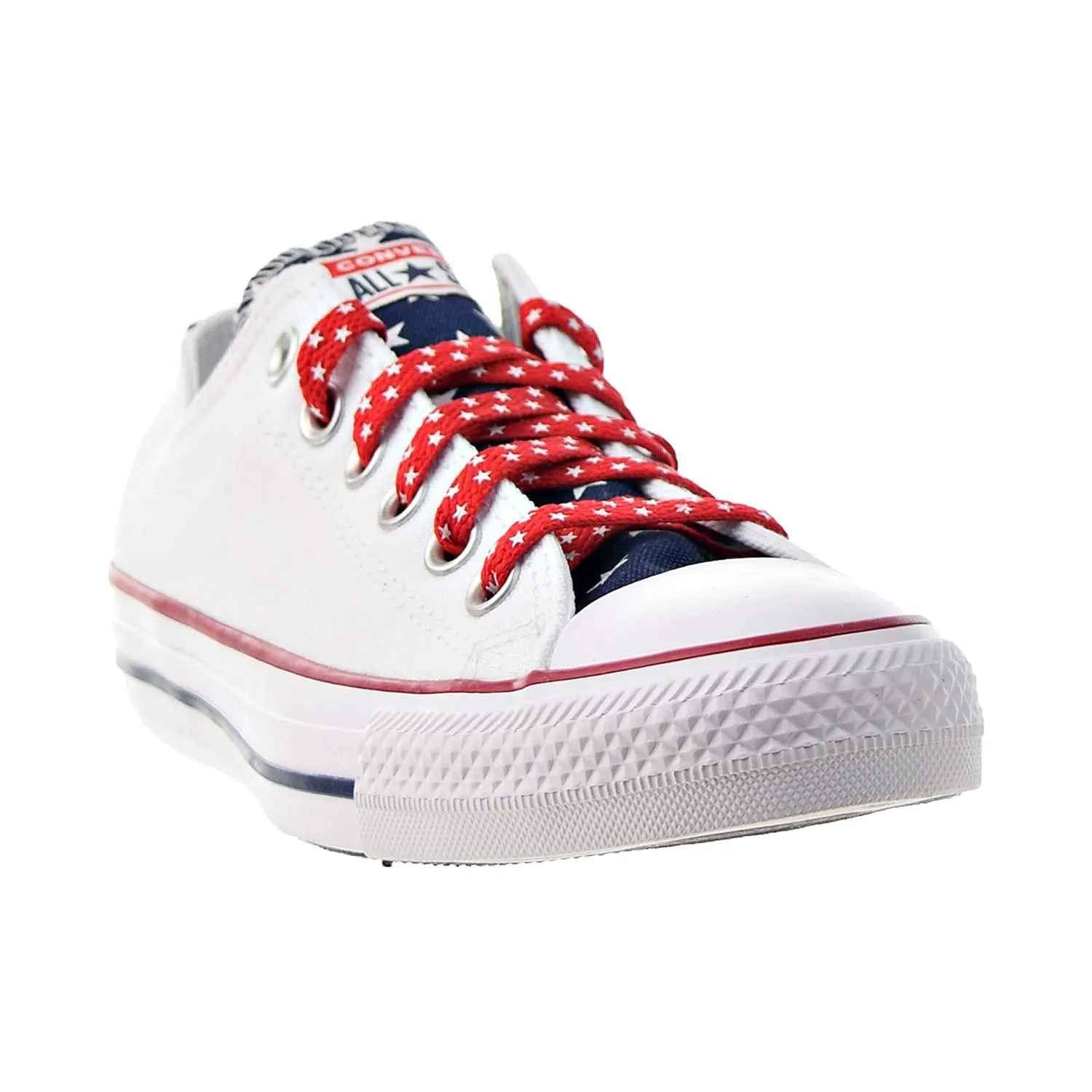 Converse Chuck Taylor All Star Ox Stars & Stripes Men's Shoes White-Red