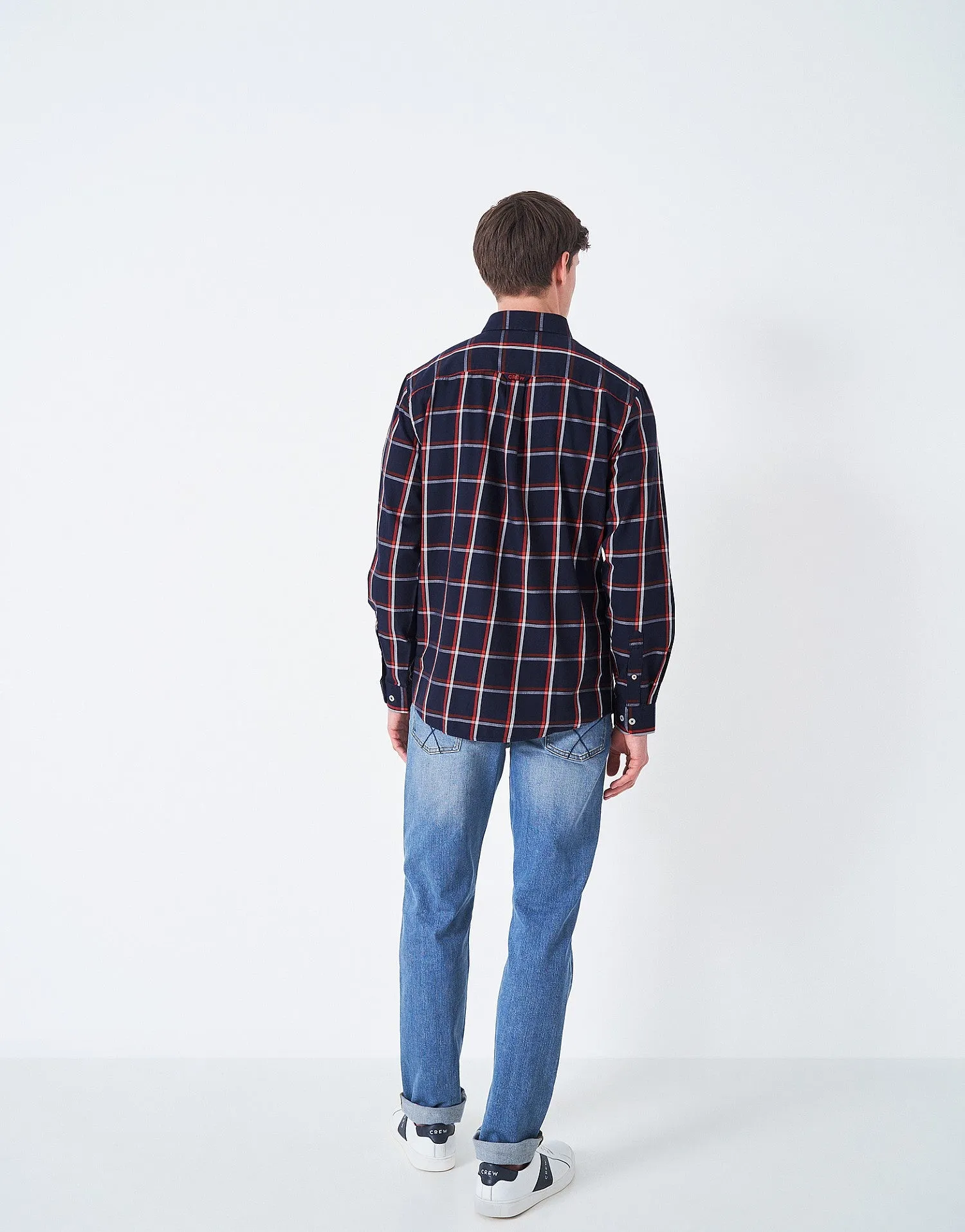 Crew Clothing Mens William Checked Shirt - Long Sleeved