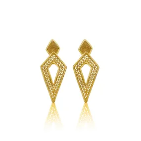 DAGA GOLD SMALL EARRINGS FILIGREE