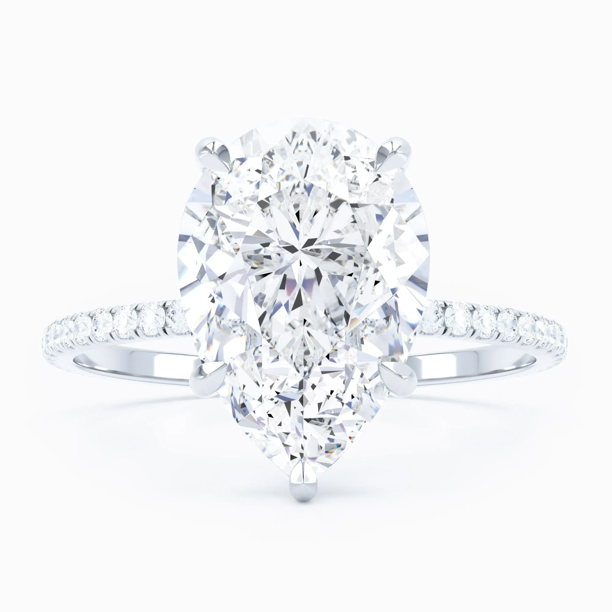 Delicate - Pear Engagement Ring