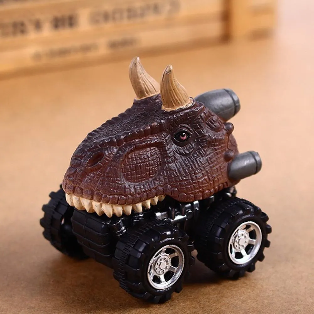 Dinosaur Toys Clockwork Pull Back  Dino Model Animal Vehicles Truck Hobby Educational Mini Kids Toys For Boys